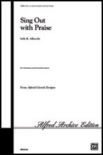 Sing Out with Praise Two-Part choral sheet music cover